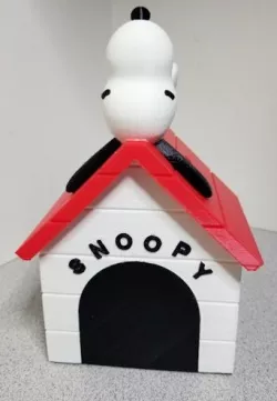 Snoopy on Doghouse Bank
