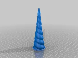 SPINNING Unicorn horn for Kitchen Aid stand mixer