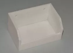 Universal wall-mount bathroom mini shelf 120 x 80 x 60 mm