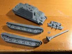 1/100 Jagdtiger deconstructed