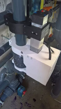 2 way motor valve for 63mm pipe