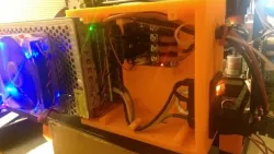 20A Fanless PSU + Dual MOSFET Case with Fused Power Inlet Switch Module and bracket (FLSun i3 and others)