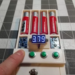 4x 18650 Charging Station w/ 5v1a Single Cell Lipo Chargers