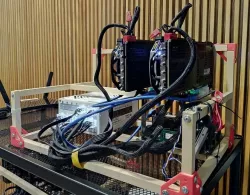 6 GPU Mining Rig with 3D Printed Parts
