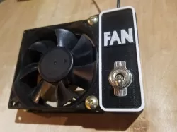 Airbrush Compressor cooling fan