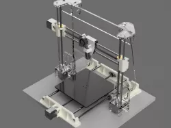 Anet A8 E3D Extruder Carriage and X Axis Leadscrew Conversion