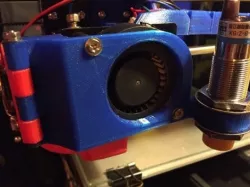 Anet A8 Extruder Fan Mod with Sensor Holder