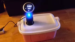 Anova sous vide circulator to coolerbox adapter