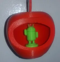 Apple Android Refrigerator Magnet