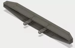 Axial SCX10.2 XJ front bumper