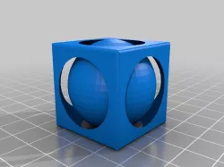 Ball in cube w/radius edges