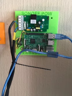 Baseplate for wall for raspberry pi / Sonoff pow