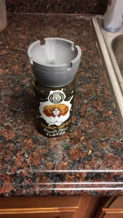 beer can ashtray