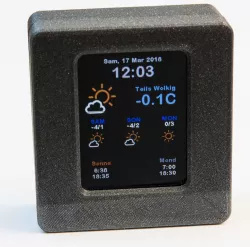 Better Case for Adafruit ESP8266 Color WiFi Weather Station