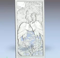 birds collage wall decoration