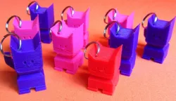 CaliCat Keychain