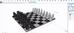 Chess pieces and ChessBoard