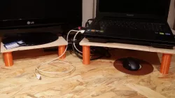 Computer stand legs