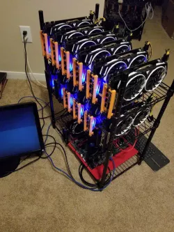 Crypto Mining Rig Riser & GPU Brackets