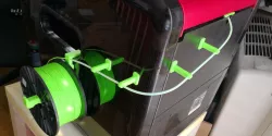 Da Vinci 1.0 Pro Side filament holder system