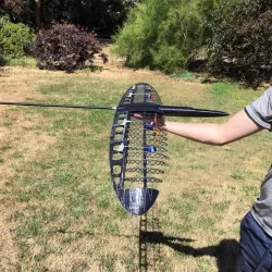 Elliptical Winged Plane 