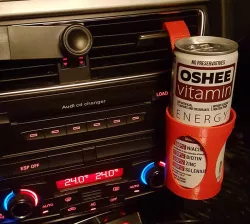 Energy drink can car holder