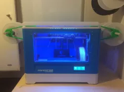 External Filament Spool Holder for Flashforge Inventor 3D Printer