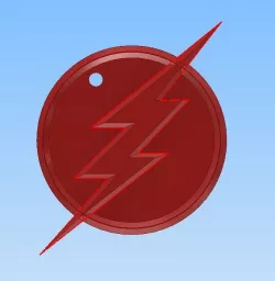 FLASH SYMBOL KEY CHAIN (CW-TV VERSION)