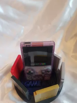 Game Boy and Cartridge Swiveling stand gbc and pocket