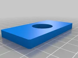 Gang wall plate filler for rotary fan / dimmer control