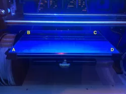Glass Plate Corner Brackets for Flashforge Inventor 3D Printer (Remix)