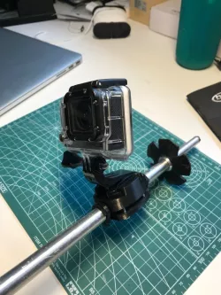 GoPro quick release ski pole mount