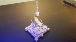 Half-Life 2 Citadel-esque tower and landscape