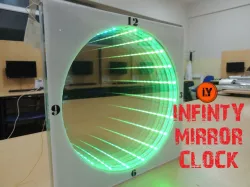 HOW TO MAKE AN INFINITY MIRROR CLOCK 