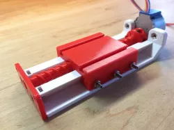 Inverted Dovetail Stepper Slide