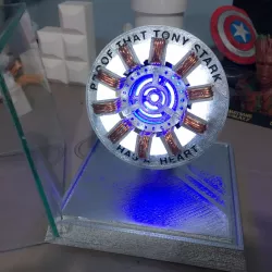Iron Man Arc Reactor "tony has a heart" ring