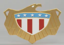Judge Dredd Comic style Badge