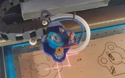 K40 Laser Dual Red Line Visible Laser Bracket