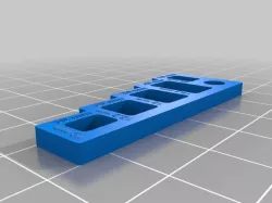 key ruler embossed