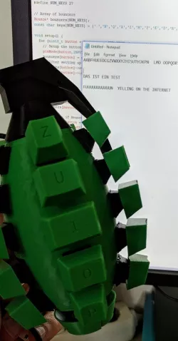 Keyboard Hand Grenade