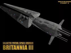 Lensman Britannia spaceship