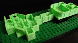 Mini Dungeon Tile (Stairs and Columns)