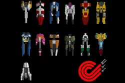 Miniature Lego Wipeout Fury Ships