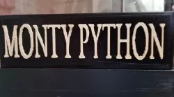 Monty Python Logo Sign