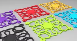Mosaic 120mm PC Fan cover