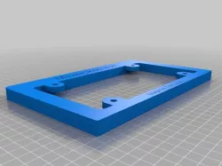 Motorcycle License Plate Frame