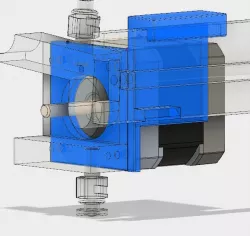 Mounting for 3 stepper motors for diamond head with ANET A8 & AM8 