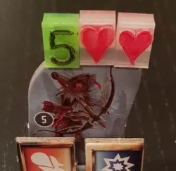 Number and hp tags for Gloomhaven standees