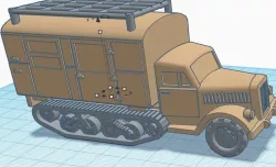 Opel-Maultier Half Track 28mm