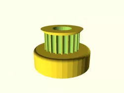 ORAC Lathe Spindle Stepper Pulley